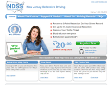 Tablet Screenshot of newjersey-ndss.idrivesafely.com